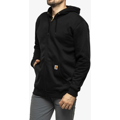 CARHARTT ZIP HOODED SWEATSHIRT BLACK