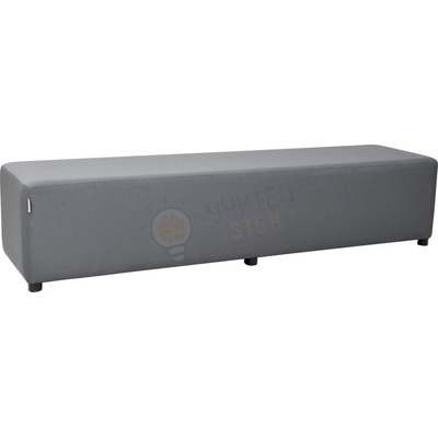 Полша Канапе Bloco триместно - сиво