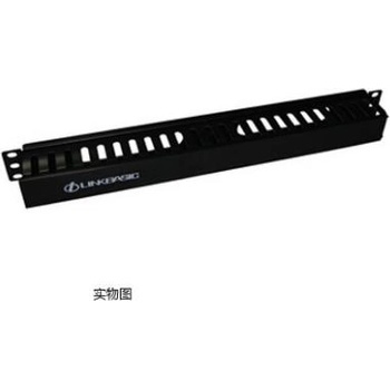 Linkbasic Аранжиращ панел 1u, 19 инча, тип прорязан канал : ШКАФ - 1u (mtc01)