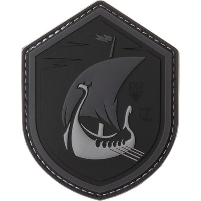 JTG Nášivka gumová JTG Viking Dragonboat Rubber Patch, Blackops