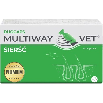 Jm Sante Multiway Vet Duocaps twist off kapsle na srst a kůži pro psy a kočky 60 ks