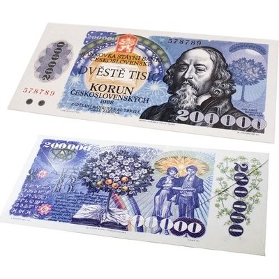 Fikar Čokoládová Bankovka 200.000 Kčs 60 g