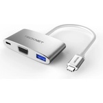 TeckNet Адаптер за свързване от USB-C към VGA, USB-C и USB-A 3.0 - TeckNet TPD001 USB-C to VGA Multiport Adapter (TPD001)