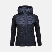 Peak performance w helium down hybrid hood čierna