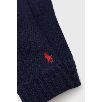 Ralph Lauren Вълнени ръкавици Polo Ralph Lauren в тъмносиньо (710886135002)