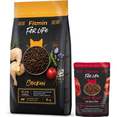 Fitmin cat For Life Adult Chicken 8 kg