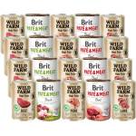 Brit PATE & MEAT + WILD FARM Пастет с различни вкусове 20x400г