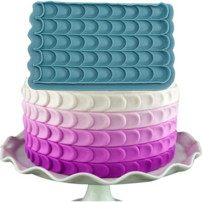Cakesicq Silikónová forma na povrchy šupiny 17x10, 5cm
