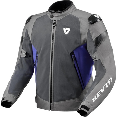 Rev'it! Jacket Control Air H2O Grey/Blue 2XL Текстилно яке