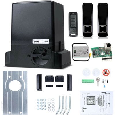 Sada Delta 2 SMART - FAAC 740 (Wi-Fi+LAN+BLE) pre 500 kg posuvné brány