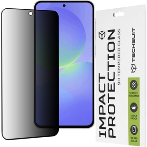 Techsuit Протектор за Samsung Galaxy A36 5G / A56 5G - 111D Privacy Full Glue - Черен