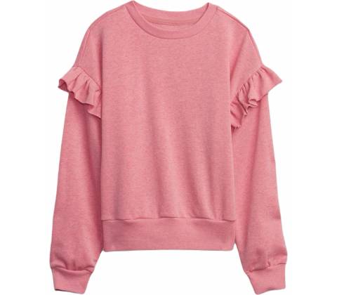 GAP V-Ruffle ružová