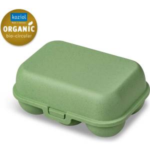 Koziol Контейнер за съхранение на яйца EGGS TO GO MINI 17 см, за 6 яйца, листно зелен, Koziol (KOZ7186703)