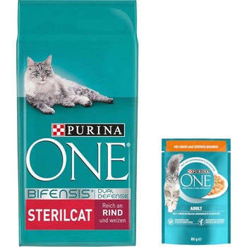 Purina One Bifensis Sterilcat hovädzie 9,75 kg
