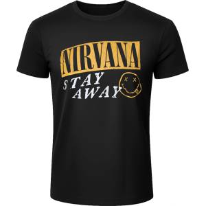 ROCK OFF мъжка тениска Nirvana - Stay Away - BL - Carbon - ROCK OFF - NIRVCBN104MB