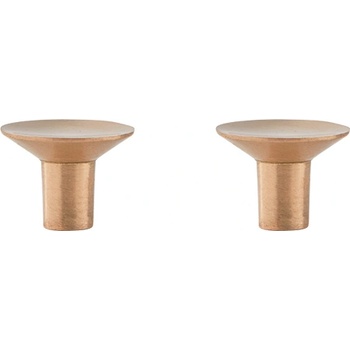 OYOY Rina Стенни кукички 2, 7 см, четкан месинг, 2 бр (L300449)