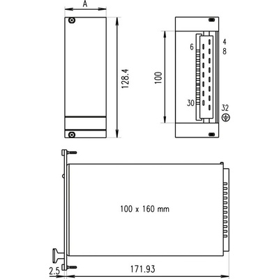 nVent SCHROFF 21005478 Přední panel 1 ks