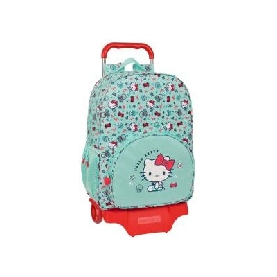 Hello Kitty Училищна чанта с колелца Hello Kitty Sea lovers цвят тюркоаз 33 x 42 x 14 cm