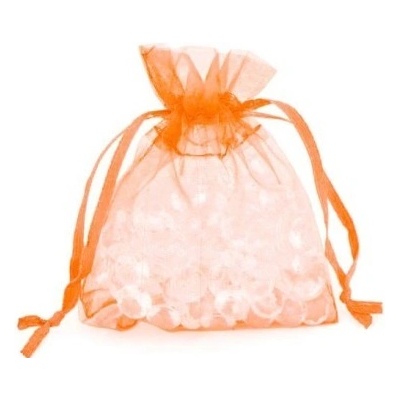 Paper Design Dárkový sáček organza 7,5 x 10 cm - oranžová - 249614
