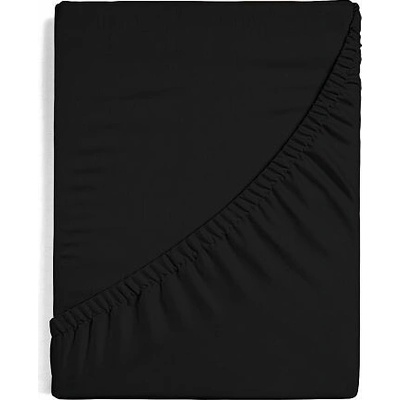 Matějovský Prestieradlo čierne Jersey 100x200