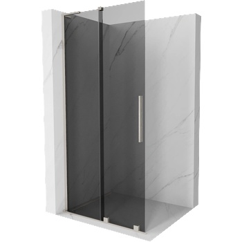 Mexen Velar L плъзгаща се душ стена Walk-in 100 x 200 см, графит 8 мм, четкан никел (871-100-003-43-97)