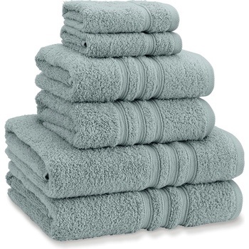 Image 1 of Catherine Lansfield Хавлиена кърпа Catherine Lansfield Zero Twist Cotton 6 Piece Towel Bale Set - Sage Green