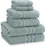 Catherine Lansfield Хавлиена кърпа Catherine Lansfield Zero Twist Cotton 6 Piece Towel Bale Set - Sage Green