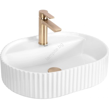 Rea REA-U4003 - Мивка за плот MARCELA 35, 5x50 см керамика/бял гланц (RE0313)