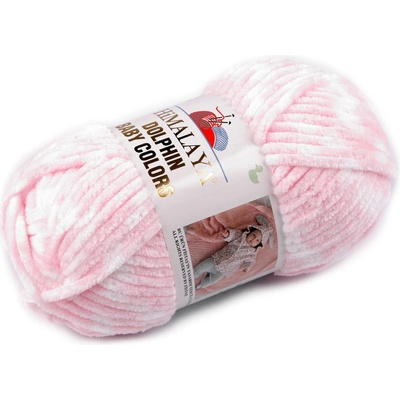 Pletací žinylková příze Dolphin Baby Colors 100 g Varianta: 12 (80424) růžová malinová, Balení: 1 ks 51771/128026/248026
