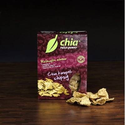 CHIA CHIPSY bezlepkové v 3 príchutiach Konopné Chia power 100 g