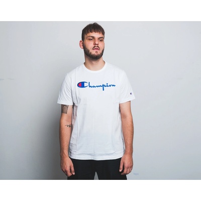 Champion Crewneck t-shirt Classic Logo White 210972 WW001 wht