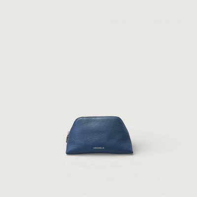 Coccinelle Helga medium kožená kosmetická taška E5TMF250101B27TU deep blue