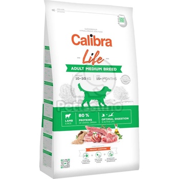 Calibra Life Hypoallergenic Adult Medium суха храна за кучета - агнешко 12 кг