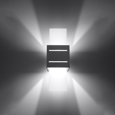 Sollux Сива стенна лампа Carlo - Sollux (NL.0202)