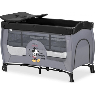 Hauck Sleep N Play Center postieľka s prebal.pultom Mickey Mouse siva