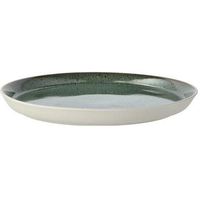 Bitz Jedálenský tanier GASTRO 27 cm, biela / zelená, kamenina