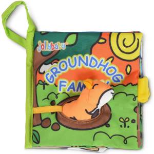 Jollybaby Мека книжка с играчка Groundhog 2012063 (111086)