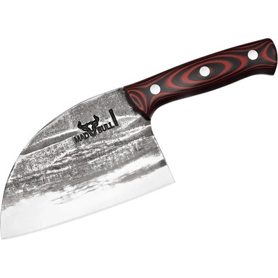 Sekáč SAMURA Mad Bull Chopper 14,5 cm G-10 Červeno-čierny