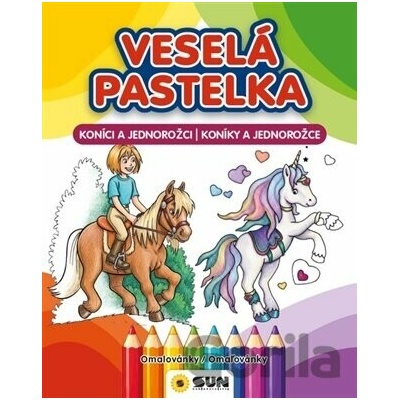Veselá pastelka Koníci a jednorožci SUN