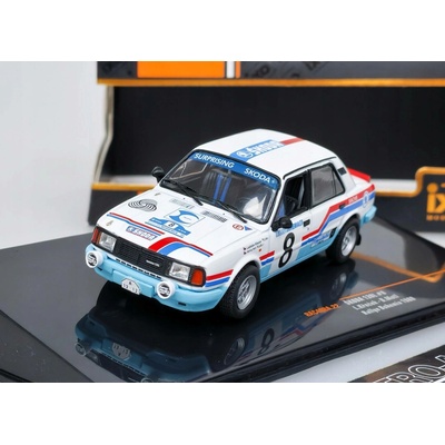 IXO Škoda 130 L No.8 Rallye Bohemia L.Krecek/B.Motl 1988 1:43