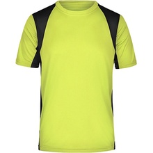 James&Nicholson pánske funkčné tričko JN306 fluo yellow
