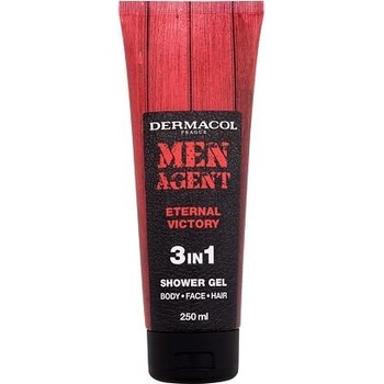 Dermacol Men Agent 3v1 Eternal Victory sprchový gel na tělo obličej a vlasy 250 ml