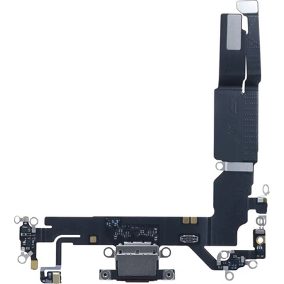 Nabíjací obvod + Flex kábel iPhone 16 (EU / UK / CA) – čierny IPH2328