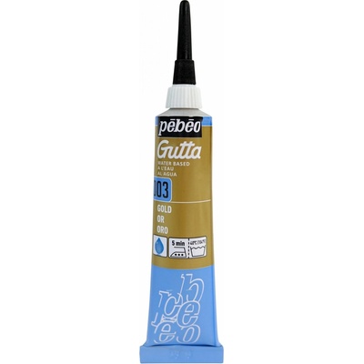 Pébéo Kontúra na hodváb Gutta 20 ml 03 Gold