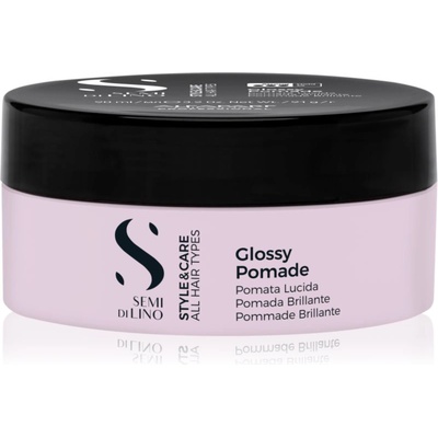 Alfaparf Milano Semi di Lino Style&Care Glossy Pomade оформящ брилянтин за оформяне и моделиране на прическа със силен гланц 100ml