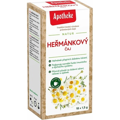 Apotheke čaj Heřmánkový 18 x 1,5 g