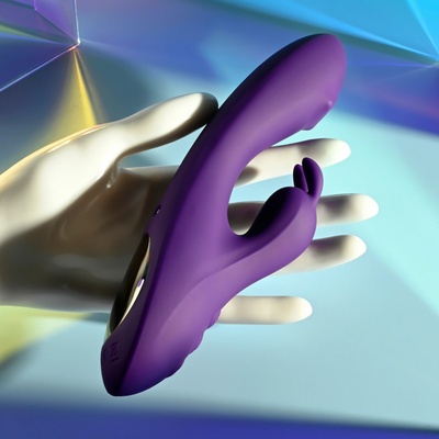 Playboy On Repeat Rabbit Purple