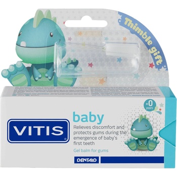 Dentaid Vitis Гел паста за зъби Baby, с напръстник, 6м+, 30 ml