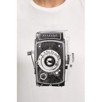 Weekend Max Mara Памучна тениска Weekend Max Mara GUGLIA (2525976031600)