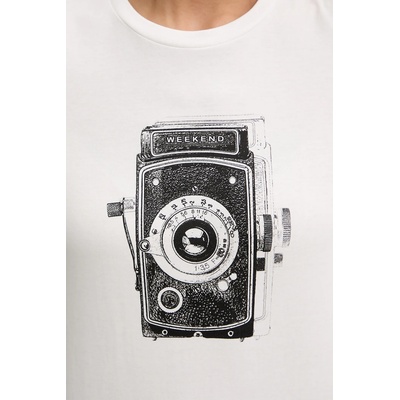 Weekend Max Mara Памучна тениска Weekend Max Mara GUGLIA (2525976031600)